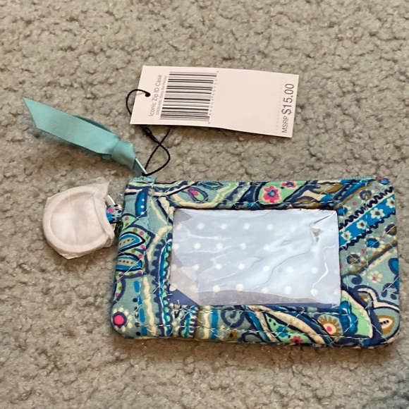 NEW Very Bradley Zip ID Case - Picture 3 of 6